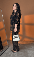 Premium Black Printed Rayon Co - Ord Set - Chhorii Fashion