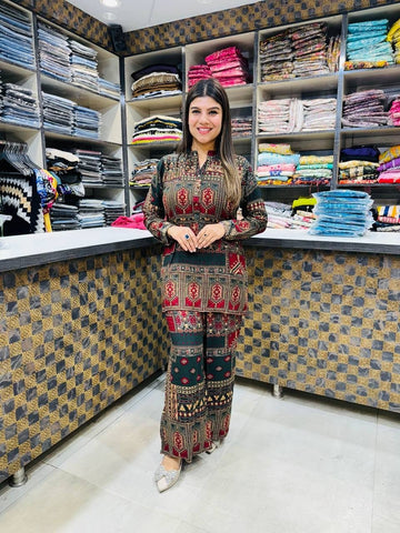 Royal Heritage Printed Co - Ord Set - Chhorii Fashion